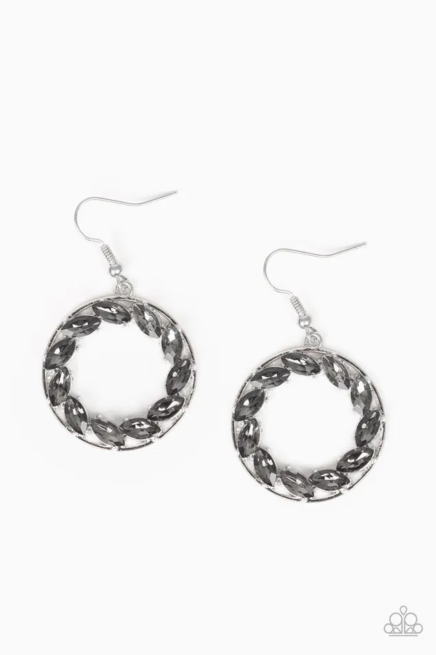 Earrings Paparazzi Accessories Global Glow Silver Earring Jewelry by Bretta