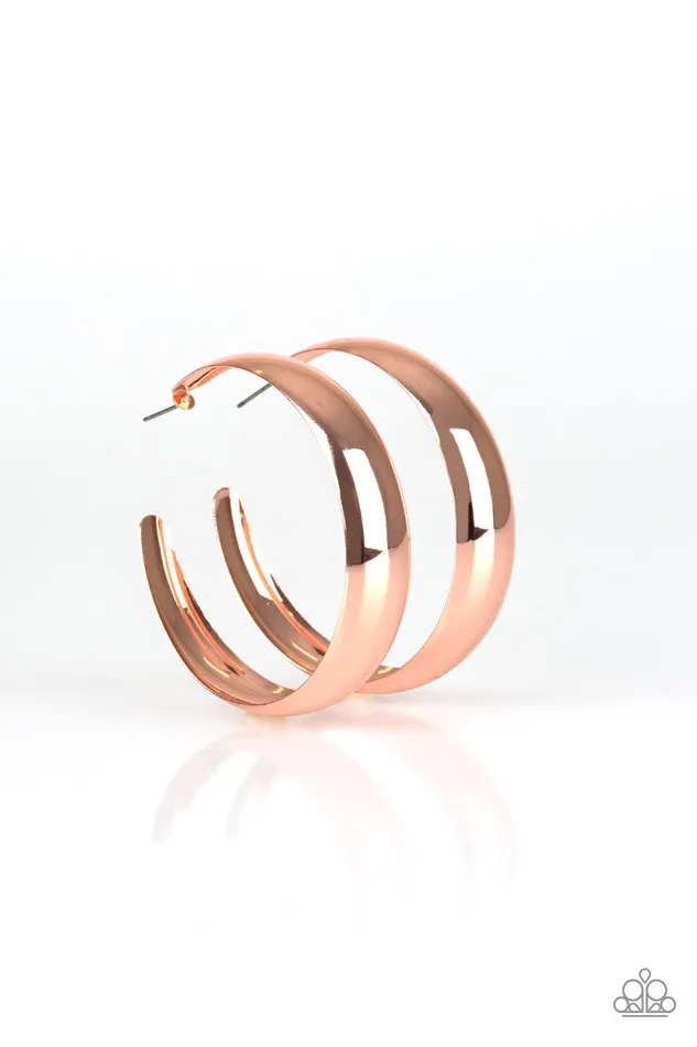 Earrings Paparazzi Accessories Gypsy Goals Copper Earrings Jewelry by Bretta