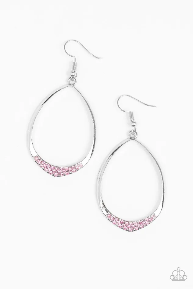 Earrings Paparazzi Accessories REIGN Down Pink Earrings Jewelry by Bretta