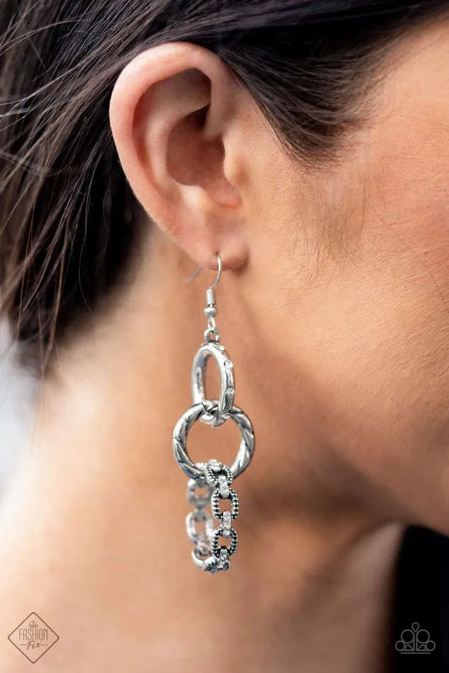Earrings Paparazzi Accessories Shameless Shine White Earrings Jewelry by Bretta