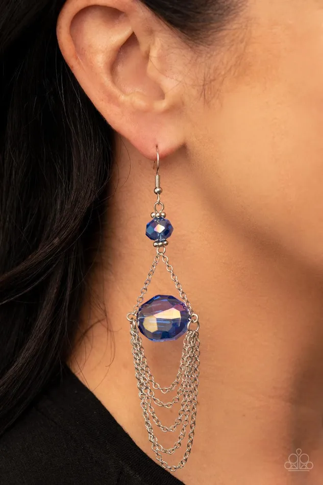 Ethereally Extravagant Blue Earrings Jewelry by bretta Paparazzi Accessories Earrings Ethereally Extravagant Blue Earrings Jewelry by bretta Paparazzi Accessories Earrings