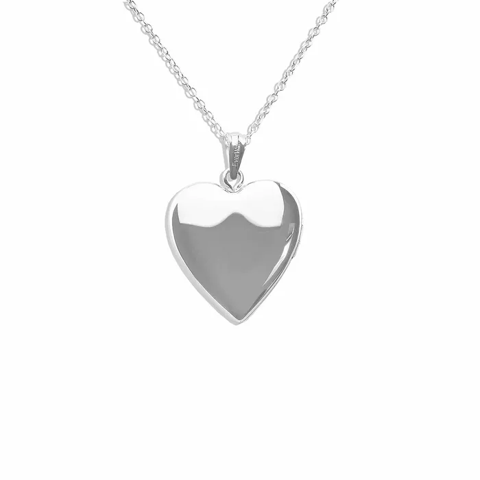 EverWith Mum Heart Shaped Sterling Silver Memorial Ashes Locket EverWith Rings