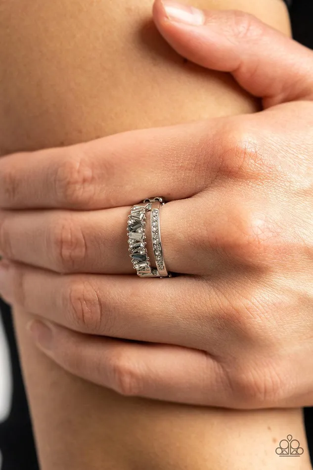 Fractal Fascination Silver Ring Jewelry by Bretta Paparazzi Accessories Rings