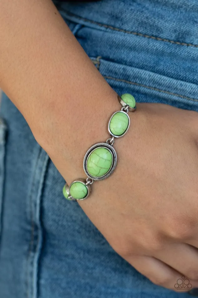 Jewelry by Bretta Bracelets Serene Stonework Green BraceletJewelry By Brertta