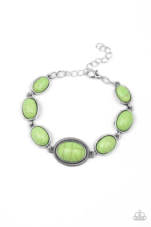 Jewelry by Bretta Bracelets Serene Stonework Green BraceletJewelry By Brertta