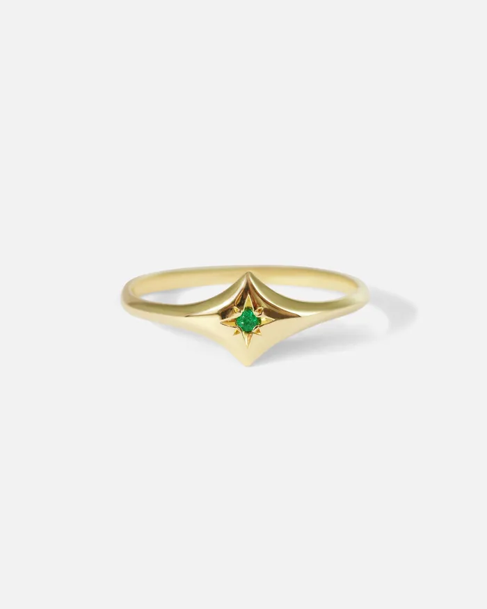 Joko Rings Star Ring Emerald