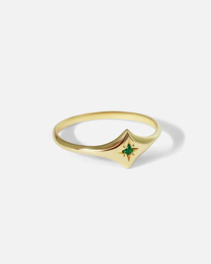 Joko Rings Star Ring Emerald Joko Rings Star Ring Emerald