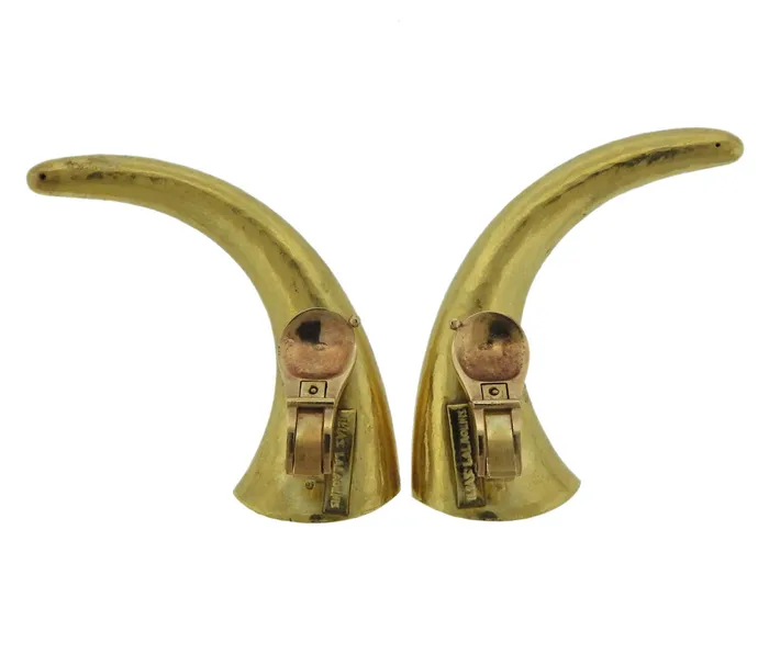 Lalaounis Earrings Lalaounis Greece Gold Earrings