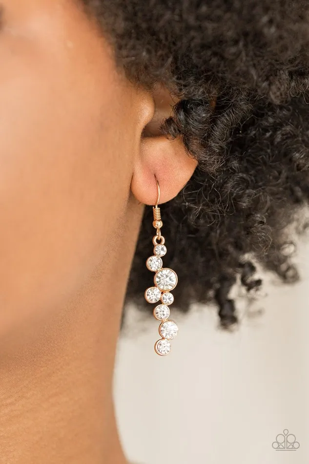 Milky Way Magnificence Gold Earrings Jewelry by Bretta Paparazzi Accessories Earrings Milky Way Magnificence Gold Earrings Jewelry by Bretta Paparazzi Accessories Earrings