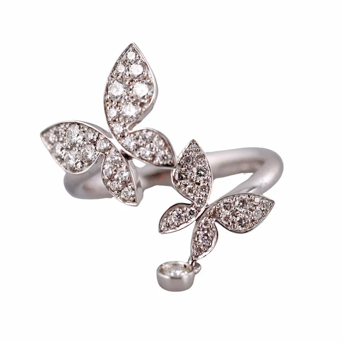 Mimi Milano Rings Mimi Milano Farfalla Diamond 18k Gold Butterfly Ring