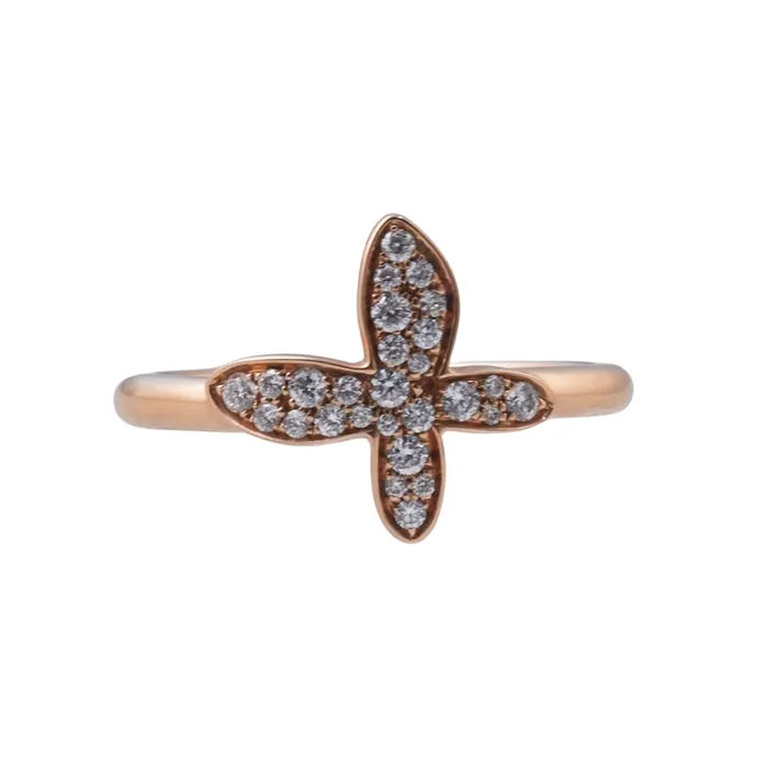 Mimi Milano Rings Mimi Milano Freevola Diamond Gold Butterfly Ring
