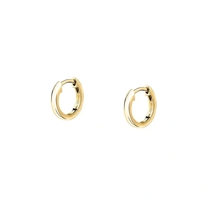 Morellato Small silver hoop earrings with gold plating Morellato Treasures Earrings Morellato Small silver hoop earrings with gold plating Morellato Treasures Earrings