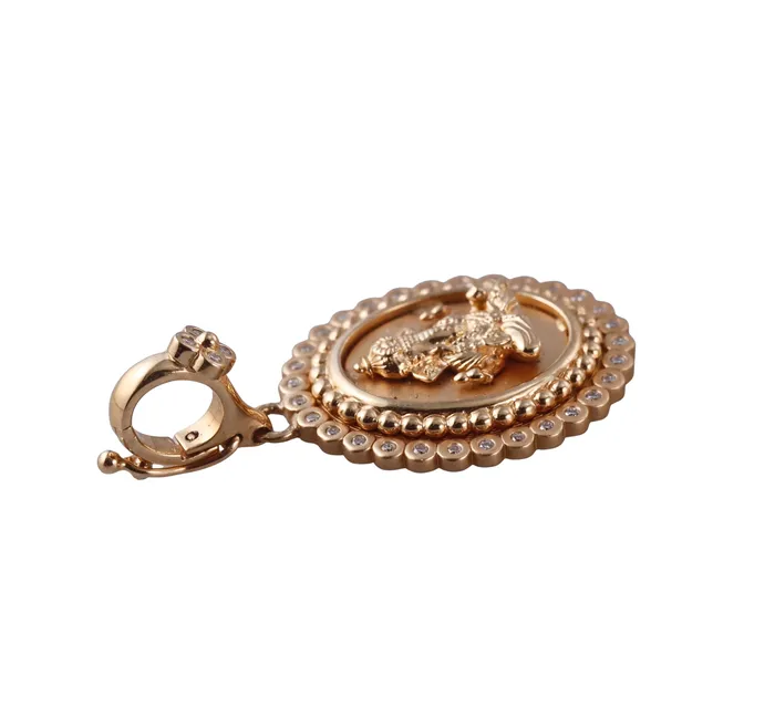 Orly Marcel Gold Diamond Ganesha Pendant Orly Marcel PreStyled Sets