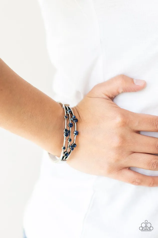 Paparazzi Accessories Bracelets Cosmic Candescence Blue Bracelet Jewelry by Bretta Paparazzi Accessories Bracelets Cosmic Candescence Blue Bracelet Jewelry by Bretta