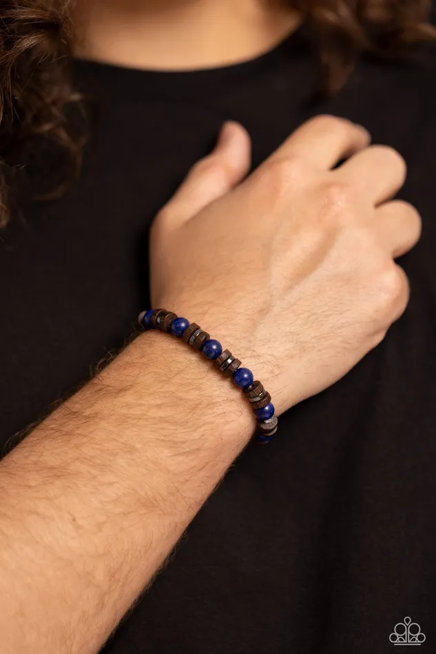 Paparazzi Accessories Bracelets Earthy Empath Blue Bracelet Jewelry by Bretta