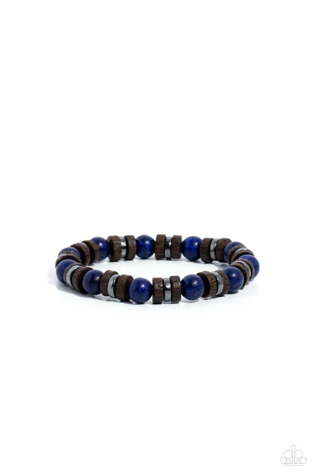 Paparazzi Accessories Bracelets Earthy Empath Blue Bracelet Jewelry by Bretta
