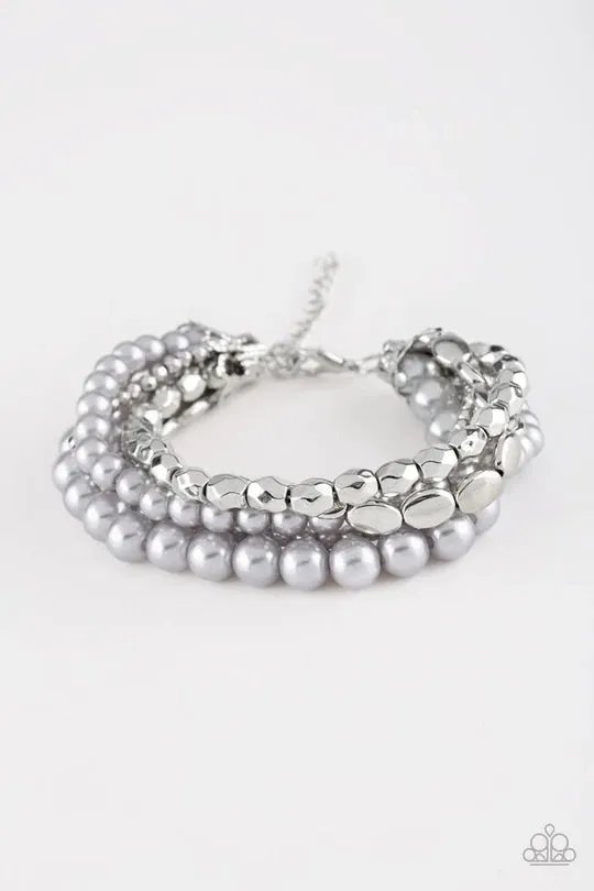 Paparazzi Accessories Bracelets Metro Mix Up Silver Bracelet Jewelry by Bretta Paparazzi Accessories Bracelets Metro Mix Up Silver Bracelet Jewelry by Bretta