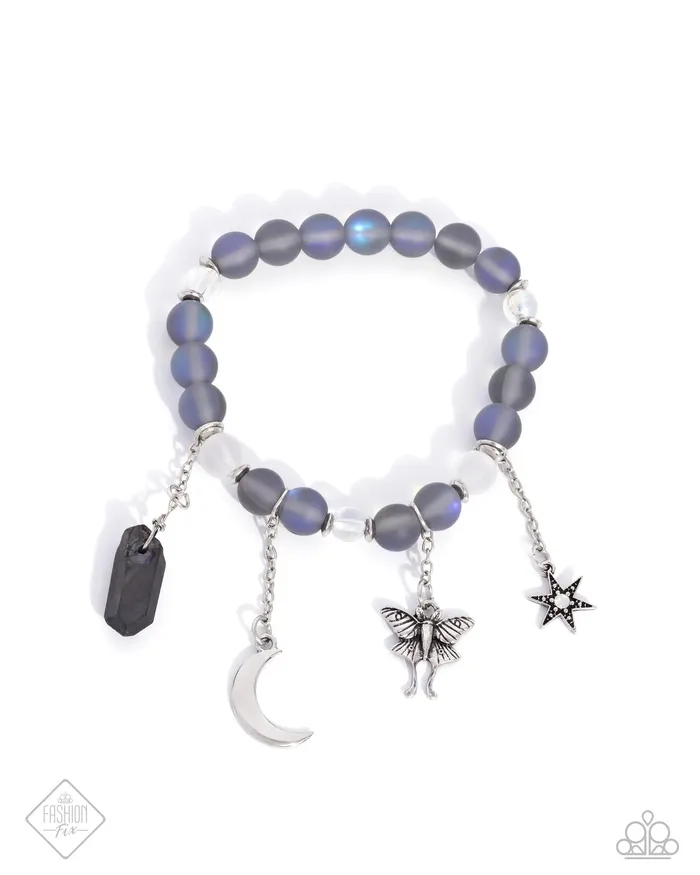 Paparazzi Accessories Bracelets Moth Maestro Blue Bracelet Jewelry by Bretta