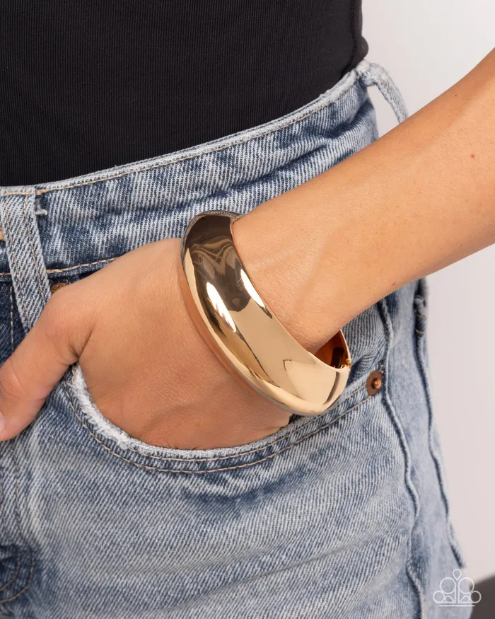 Paparazzi Accessories Bracelets Rainy Refulgenc Gold Bracelet Jewelry by Bretta Paparazzi Accessories Bracelets Rainy Refulgenc Gold Bracelet Jewelry by Bretta