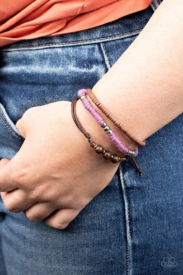 Paparazzi Accessories Bracelets Totally Tiki Purple Bracelet Jewelry by Bretta