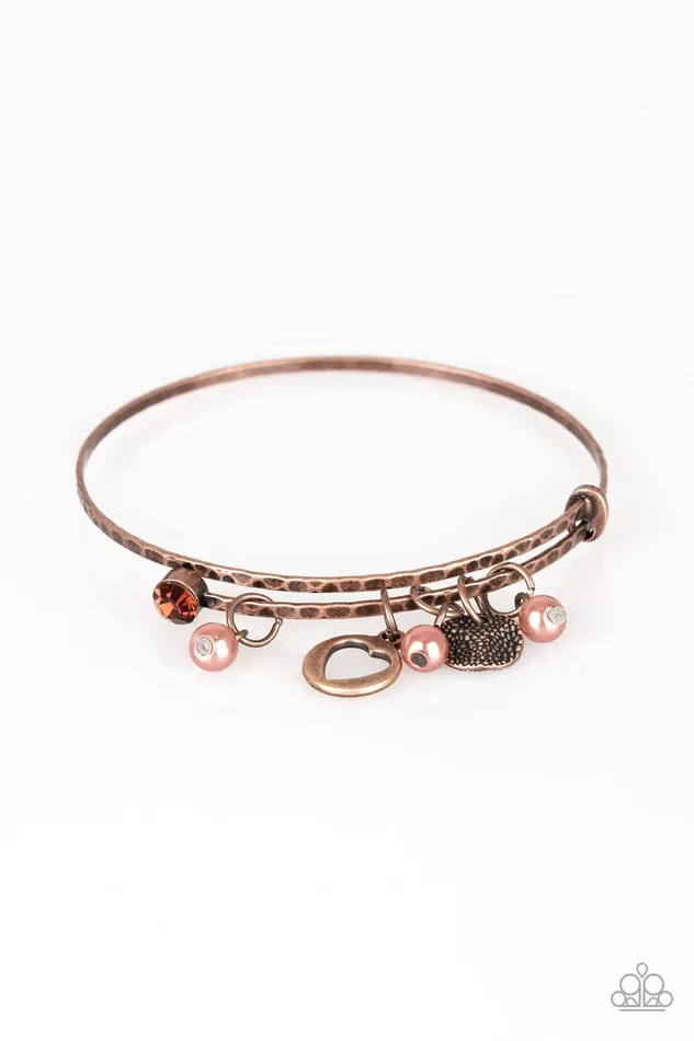 Paparazzi Accessories Bracelets Truly True Love Copper Bracelet Jewelry by Bretta