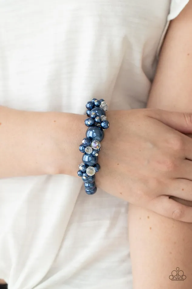 Paparazzi Accessories Bracelets Upcycled Upscale Blue Bracelet Jewelry by Bretta Paparazzi Accessories Bracelets Upcycled Upscale Blue Bracelet Jewelry by Bretta