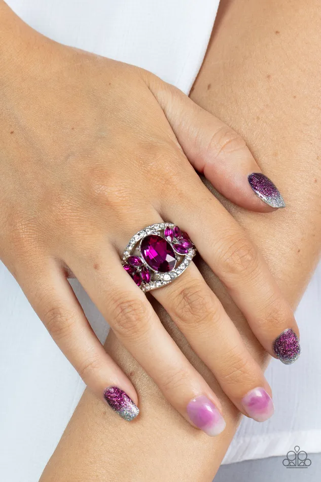 Paparazzi Accessories Cosmic Clique Pink Ring Jewelry by Bretta Rings