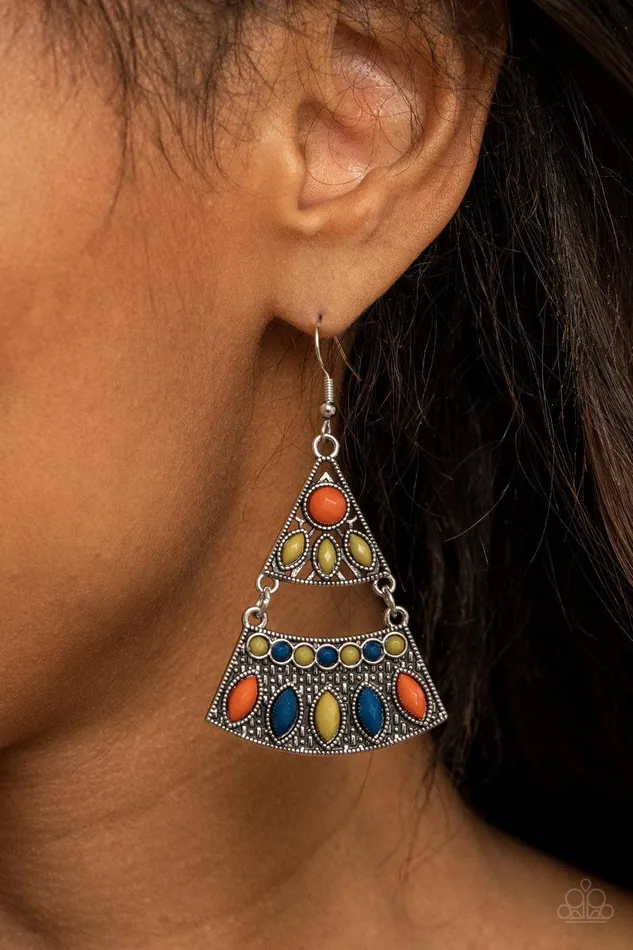 Paparazzi Accessories Desert Fiesta Multi Earrings Jewelry by Bretta Earrings