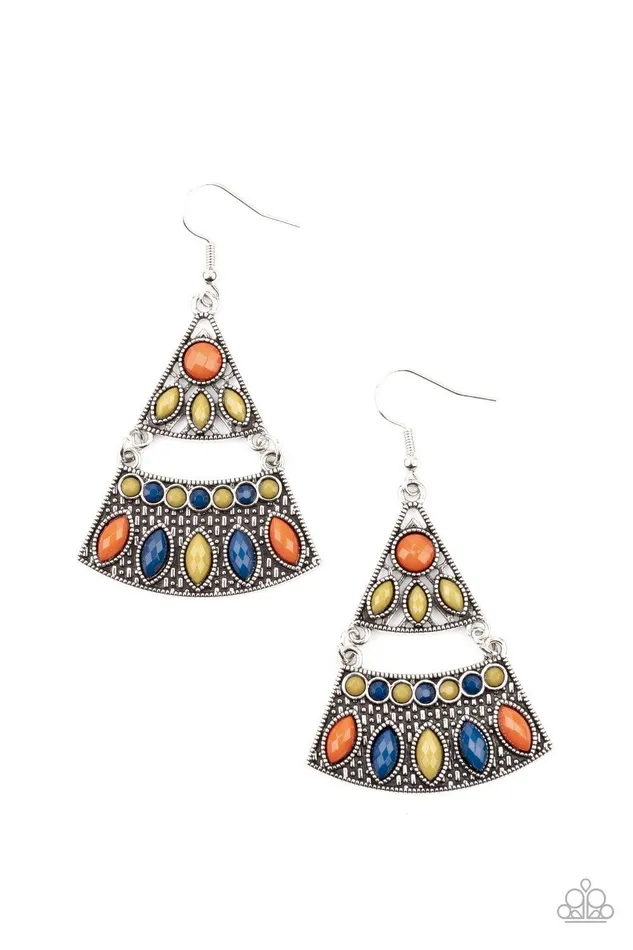 Paparazzi Accessories Desert Fiesta Multi Earrings Jewelry by Bretta Earrings