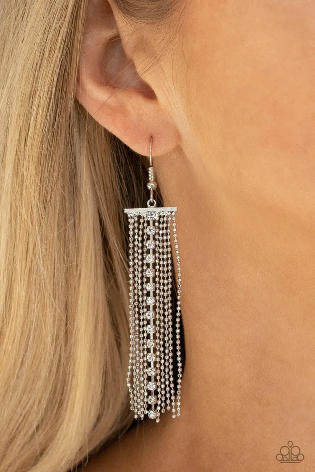Paparazzi Accessories Earrings Another Day Another DRAMA White Earrings Jewelry by Bretta Paparazzi Accessories Earrings Another Day Another DRAMA White Earrings Jewelry by Bretta