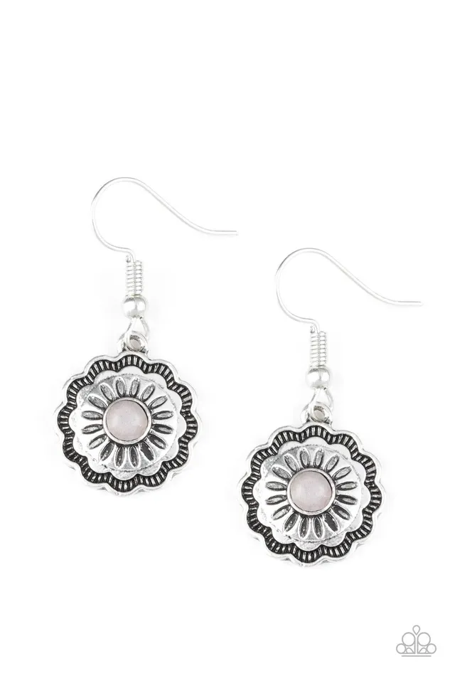 Paparazzi Accessories Earrings Badlands Buttercup Silver Earrings Jewelry By Bretta