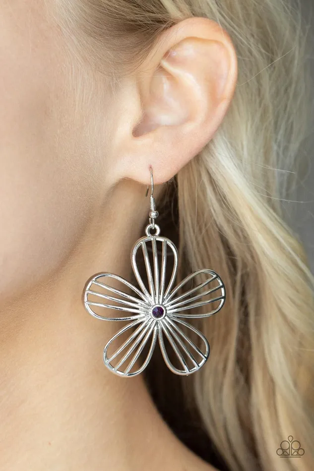 Paparazzi Accessories Earrings Meadow Musical Purple Earrings Jewelry by Bretta