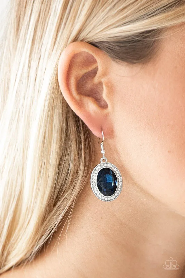 Paparazzi Accessories Earrings Only FAME In Town Blue Earrings Jewelry by Bretta Paparazzi Accessories Earrings Only FAME In Town Blue Earrings Jewelry by Bretta