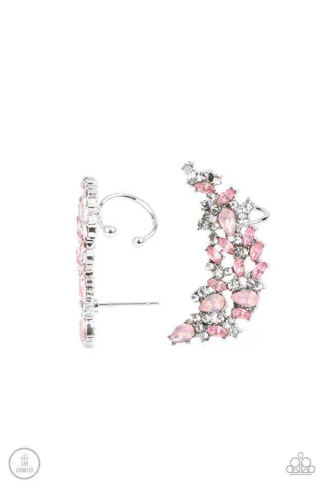 Paparazzi Accessories Earrings Prismatically Panoramic Pink Earrings Jewelry by Bretta
