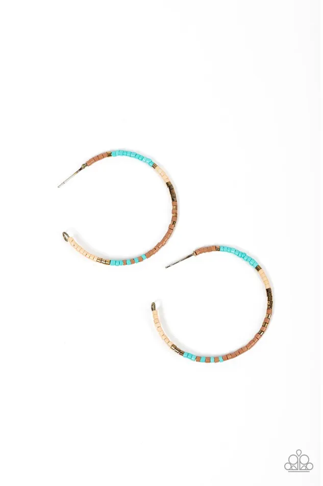 Paparazzi Accessories Joshua Tree Tourist Brass Earrings Jewelry by Bretta Earrings
