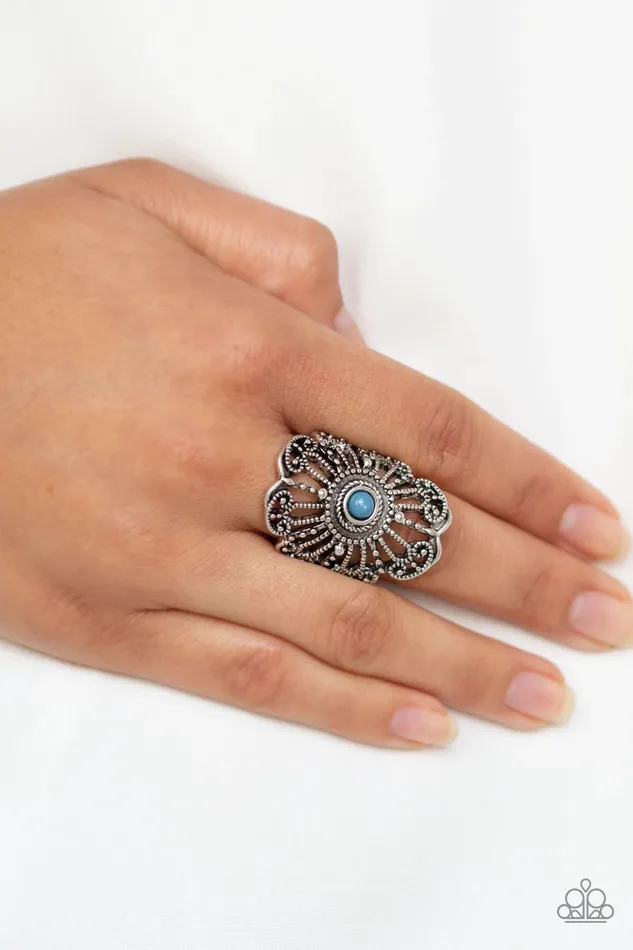 Paparazzi Accessories Rings Adrift Blue Ring Jewelry by Bretta