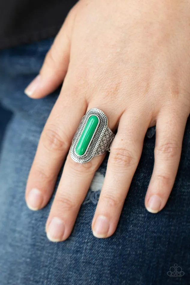 Paparazzi Accessories Rings Dubai Distraction Green Ring Jewelry by Bretta