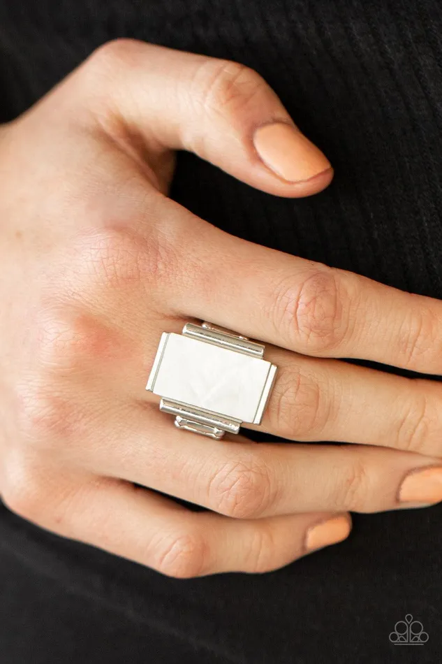 Paparazzi Accessories Rings Mystical Marinas White Ring Jewelry by Bretta