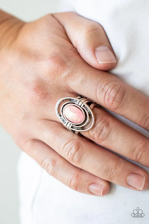 Paparazzi Accessories Rings Peacefully Pristine Pink Ring Jewelry by Bretta
