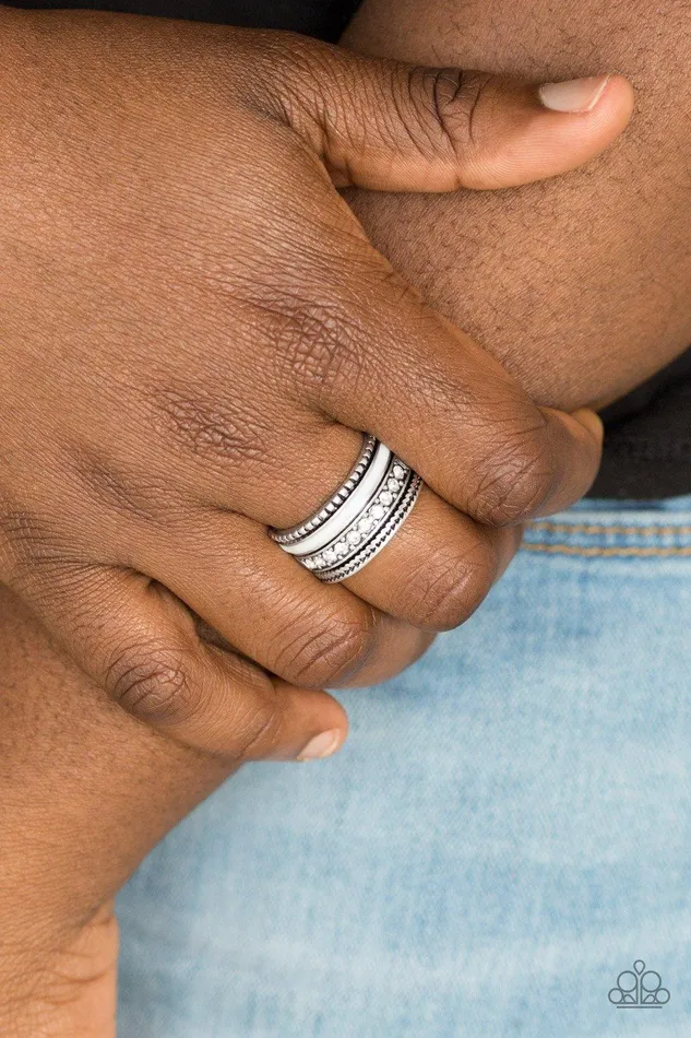 Paparazzi Accessories Rings Rich Rogue White Ring Jewelry by Bretta