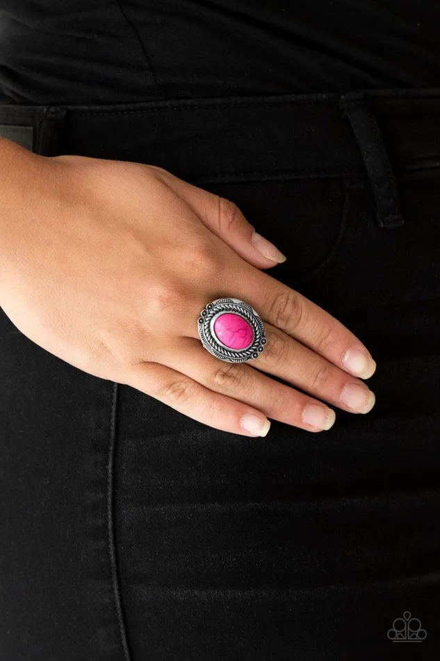 Paparazzi Accessories Tumblin Tumbleweeds Pink Ring Jewelry by Bretta Rings
