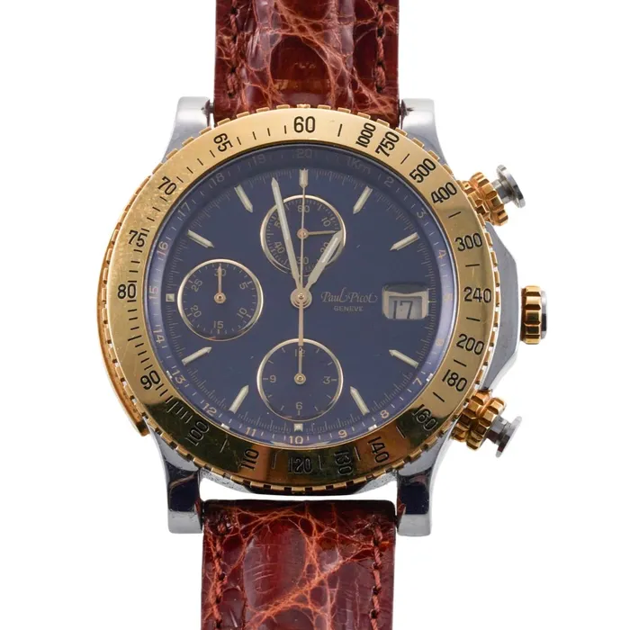 Paul Picot Rings Paul Picot Le Chronographe Two Tone Watch 5008 1554