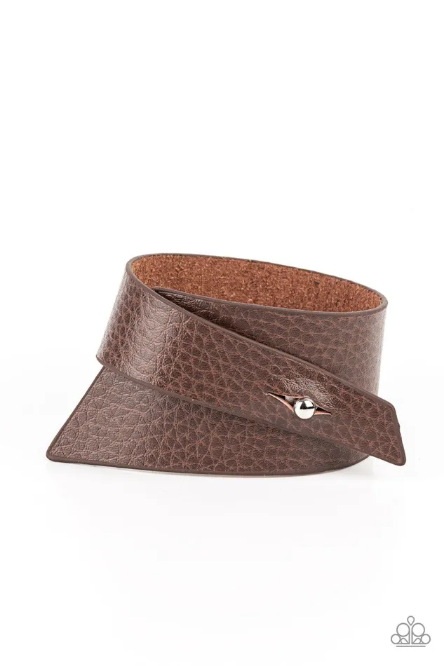 PIECE Offering Brown Bracelet Jewelry by Bretta Paparazzi Accessories Bracelets