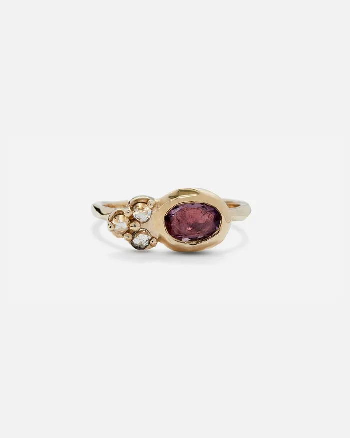 Rings Hiroyo Pebble Ring Freedom Pink Sapphire