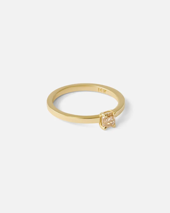 Rings Nishi Solitaire Ring Square Cut Diamond Rings Nishi Solitaire Ring Square Cut Diamond