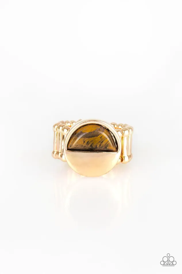Rings Paparazzi Accessories Stone Seeker Brown Ring Jewelry by Bretta