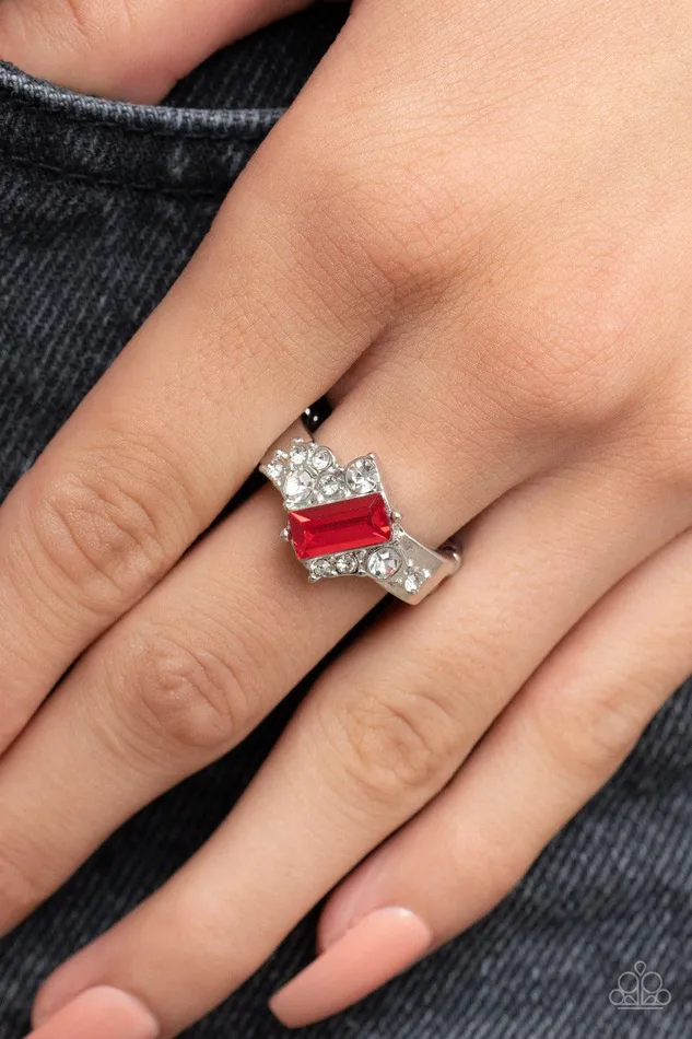 Rings Paparazzi Accessories Tip the Balance Red Ring Jewelry by Bretta