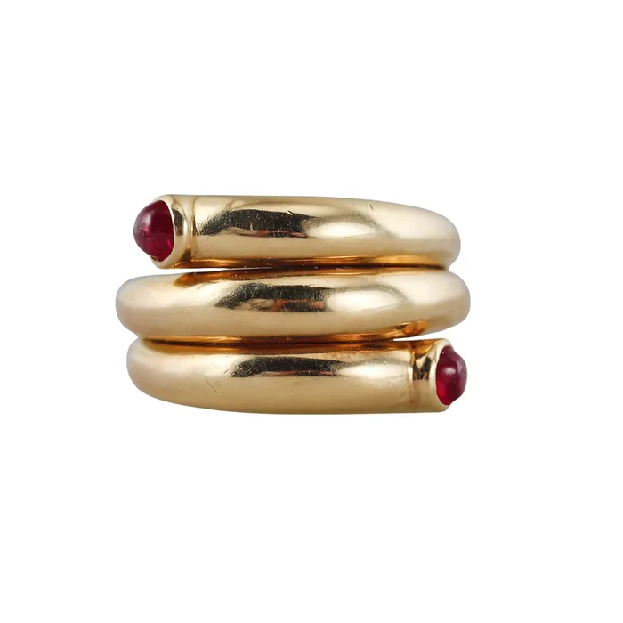Rings Tiffany Co Tiffany Co Schlumberger Ruby Gold Wrap Ring