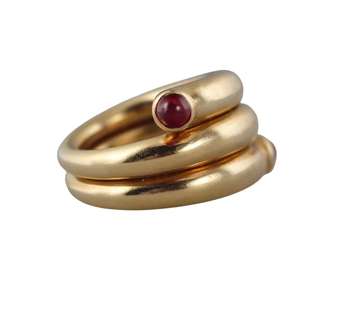 Rings Tiffany Co Tiffany Co Schlumberger Ruby Gold Wrap Ring