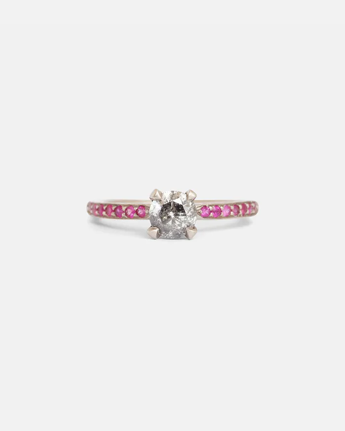Rings Vena Amoris Imperatrix Salt Pepper Pink Ring
